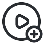 Play Add SVG Icon
